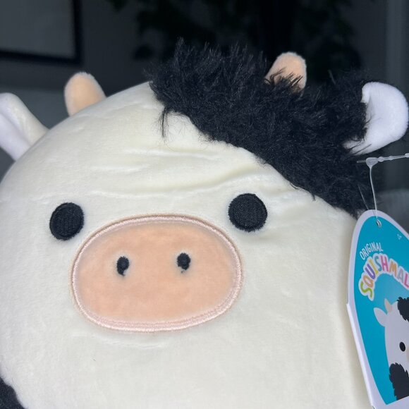 RARE Conner the Cow NWT Squishmallow 8” - Picture 3 of 3